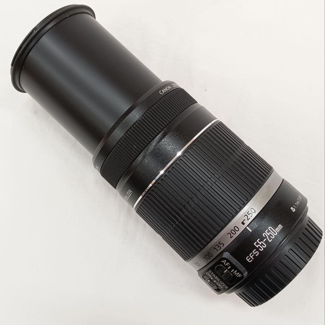 中古 美品 Canon EF-S55-250mm f/4-5.6 IS キャノン