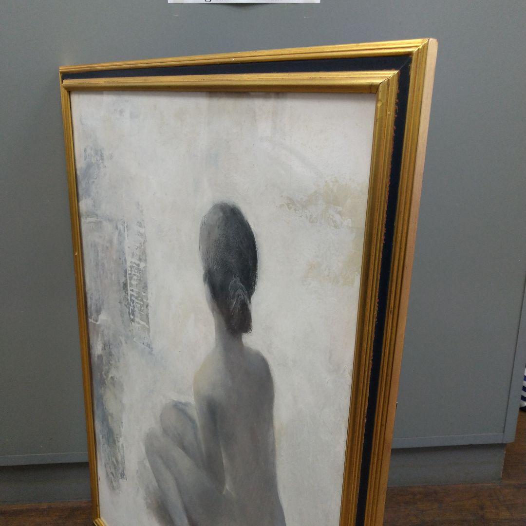 絵画！画家！串田都美雄！裸婦画額縁78×60×2cm