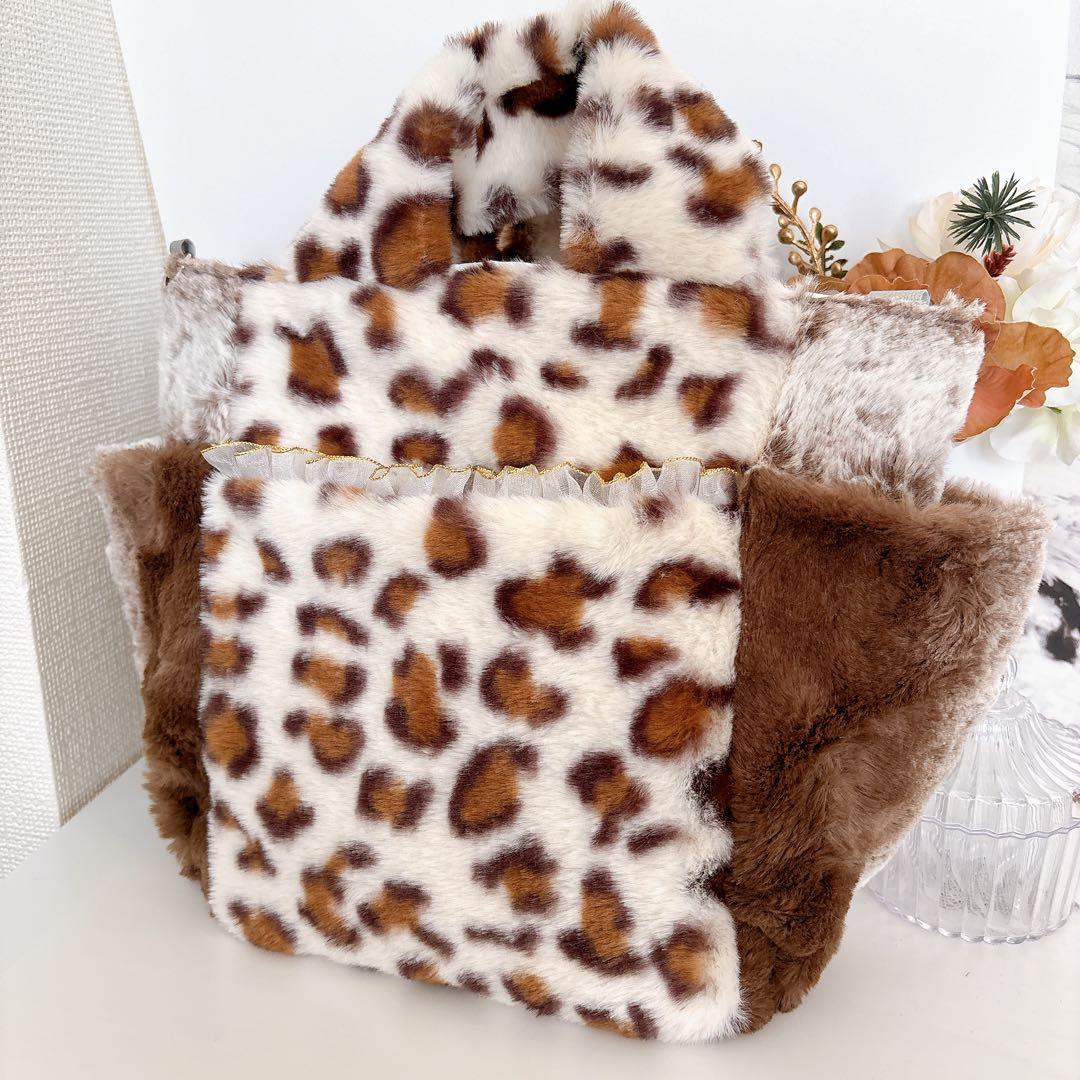 コヤンイサムチョン クムちゃん レオパードファーバック - メルカリ