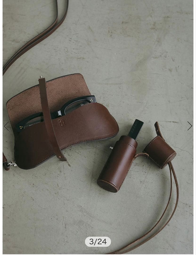 タンドレザーリップケース& タンドレザーサングラスケース ETRE TOKYO（エトレトウキョウ） サングラス タンドレザーサングラス