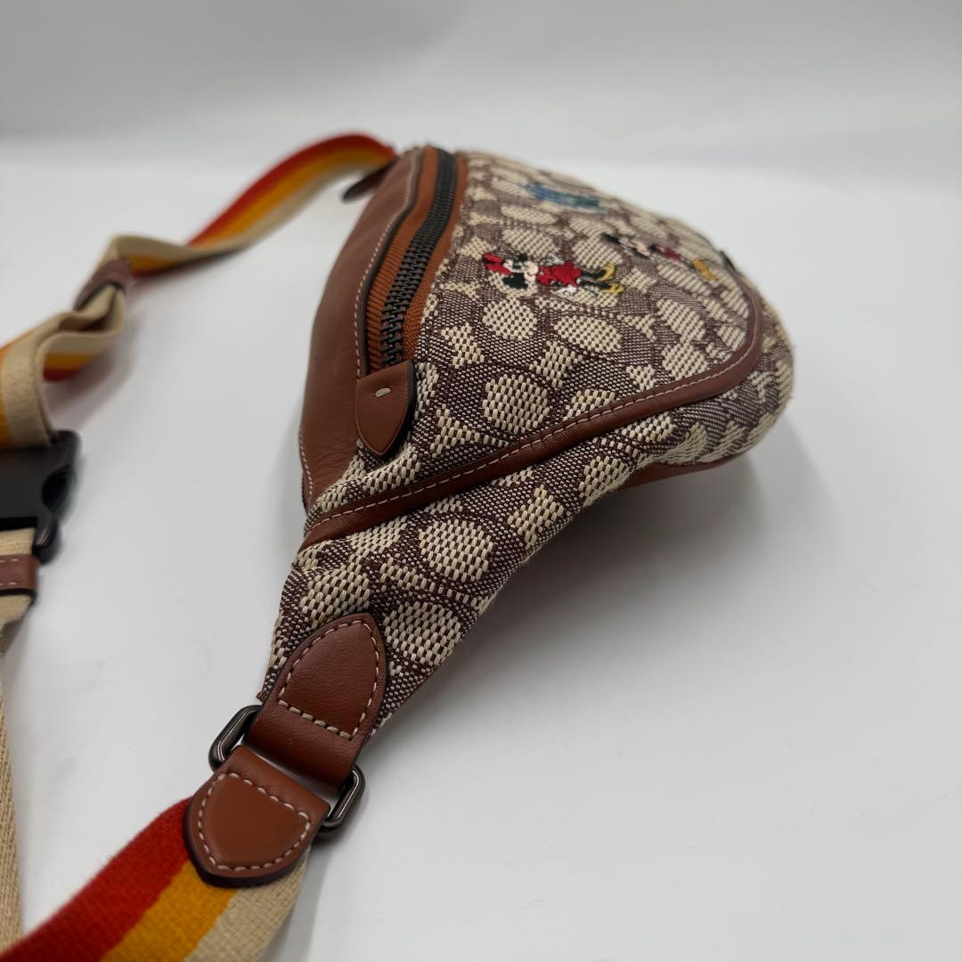 極美品✨ コーチ ディズニー 50周年 ウエストポーチ シグネチャー