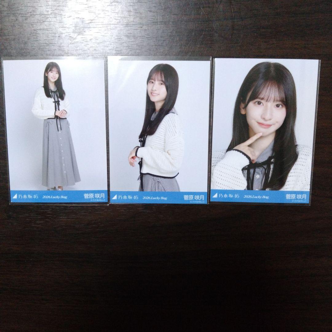 乃木坂46 生写真 コンプ シャツワンピース 菅原咲月 福袋 ラキバ
