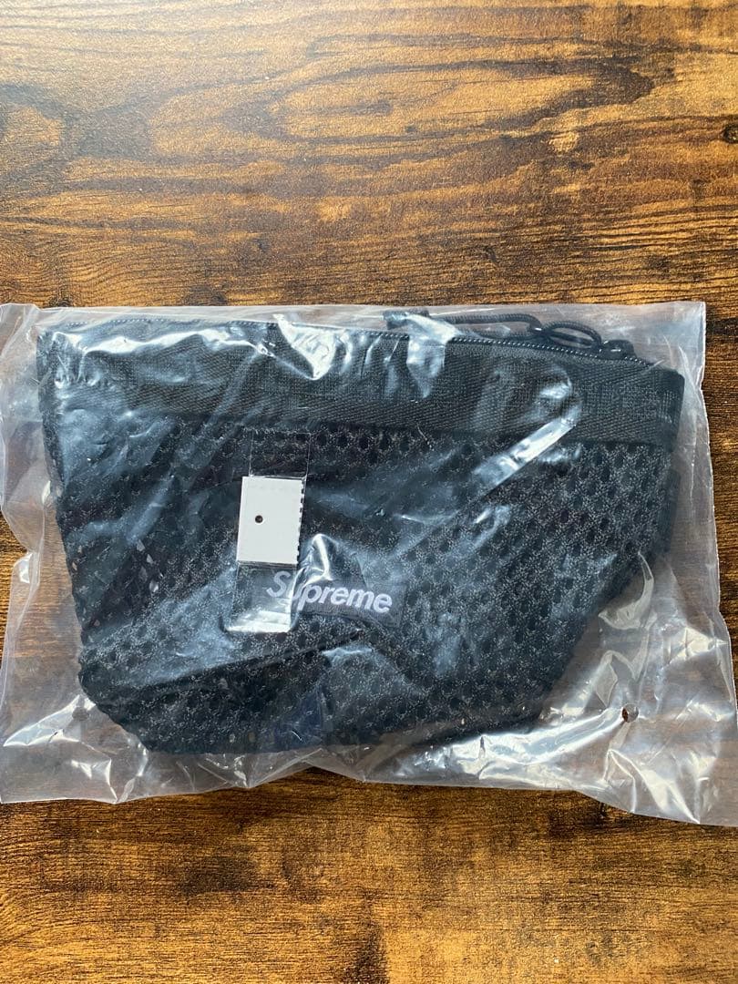 小物 Supreme Mesh Mini Pouch \"Black\"