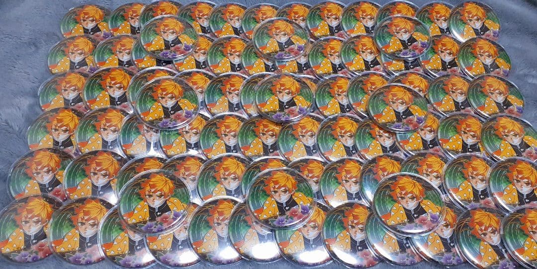 我妻善逸 原作画缶バッジ 80個 Amazon | 我妻善逸 原画 缶バッジ 2点セット | バッジ | おもちゃ