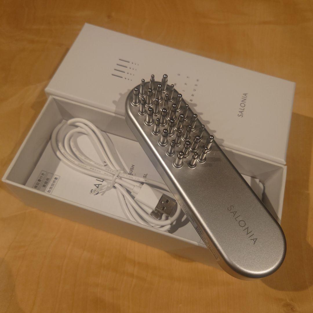【SALONIA】 EMSリフトブラシ シルバー Amazon.co.jp: SALONIA サロニア EMS リフトブラシ 電気ブラシ 美顔器