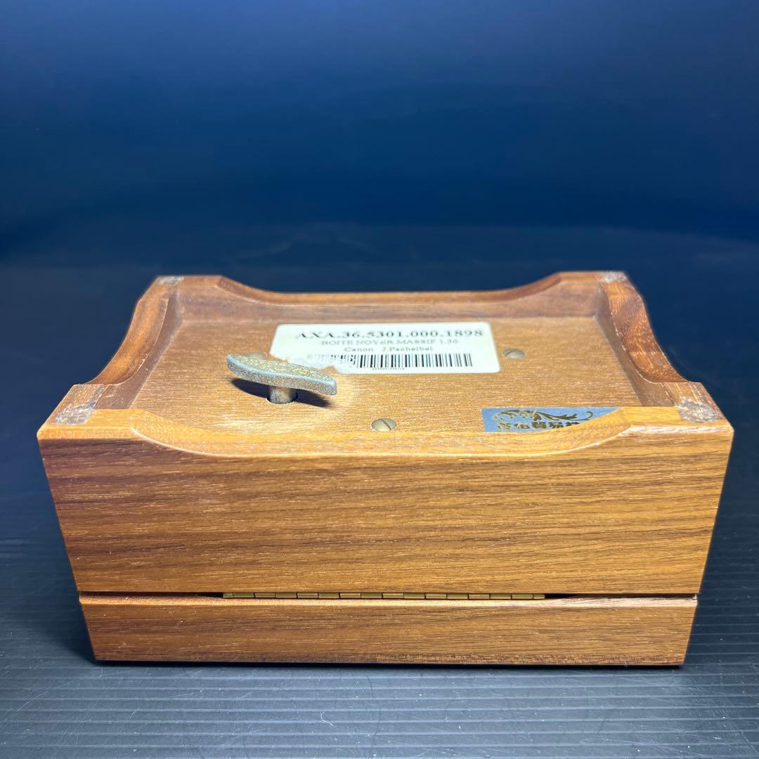 リュージュ シリンダー式オルゴール1曲36弁 共箱 東Y7-1211☆1Fトヒト