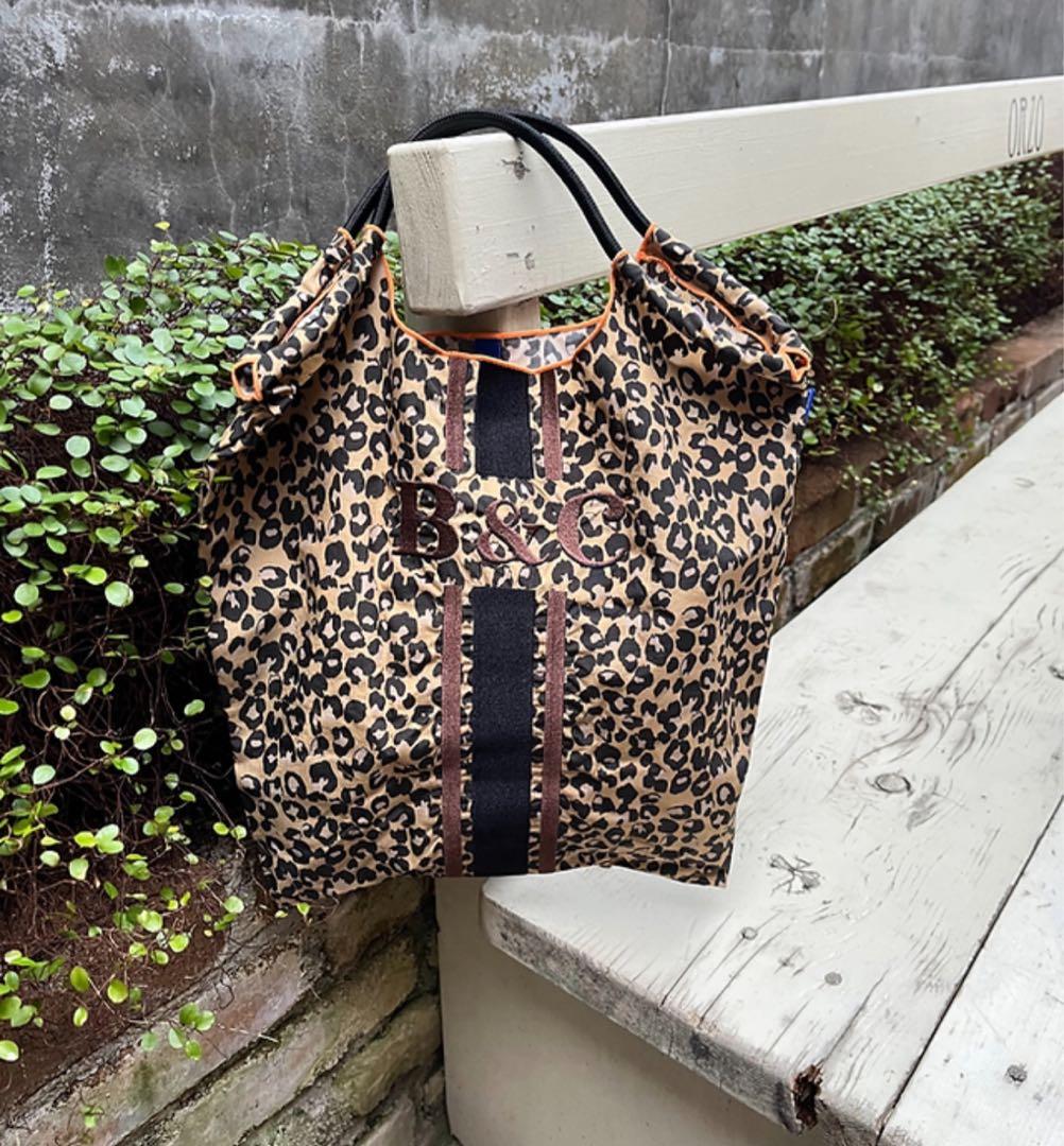 新作⭐︎ボールアンドチェーン神戸限定レオパードライントートバッグ