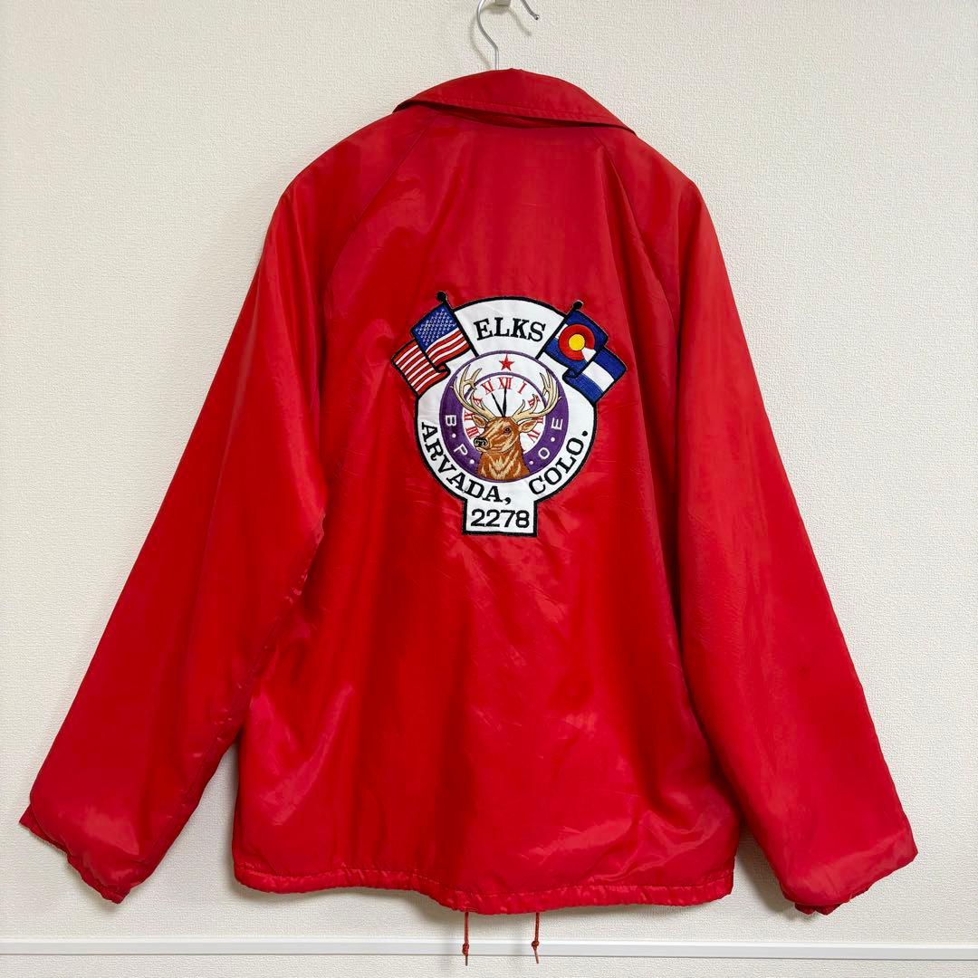 70s Sears シアーズ ナイロン コーチジャケット 三角タグ US古着 M