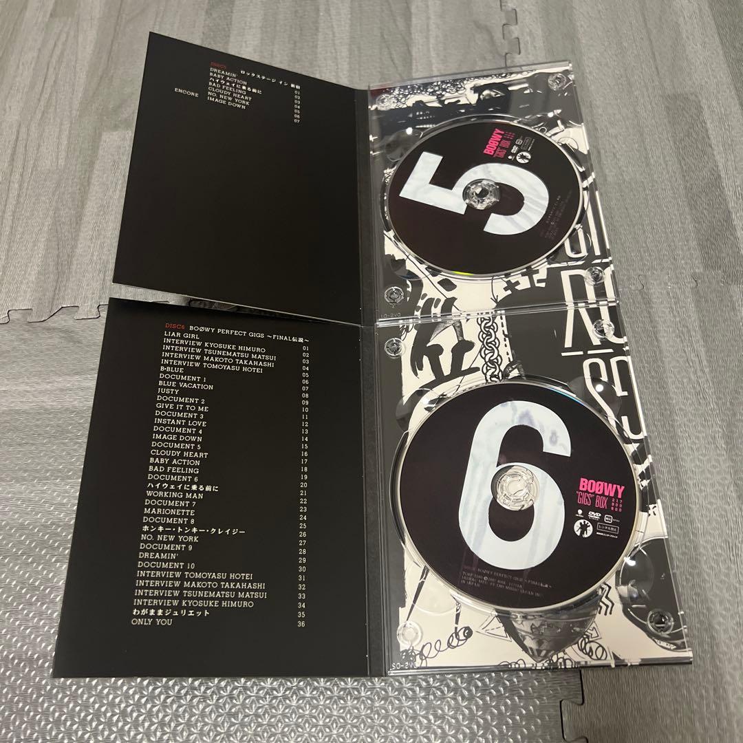 BOφWY/\"\"GIGS\"\"BOX〈完全生産限定・8枚組〉