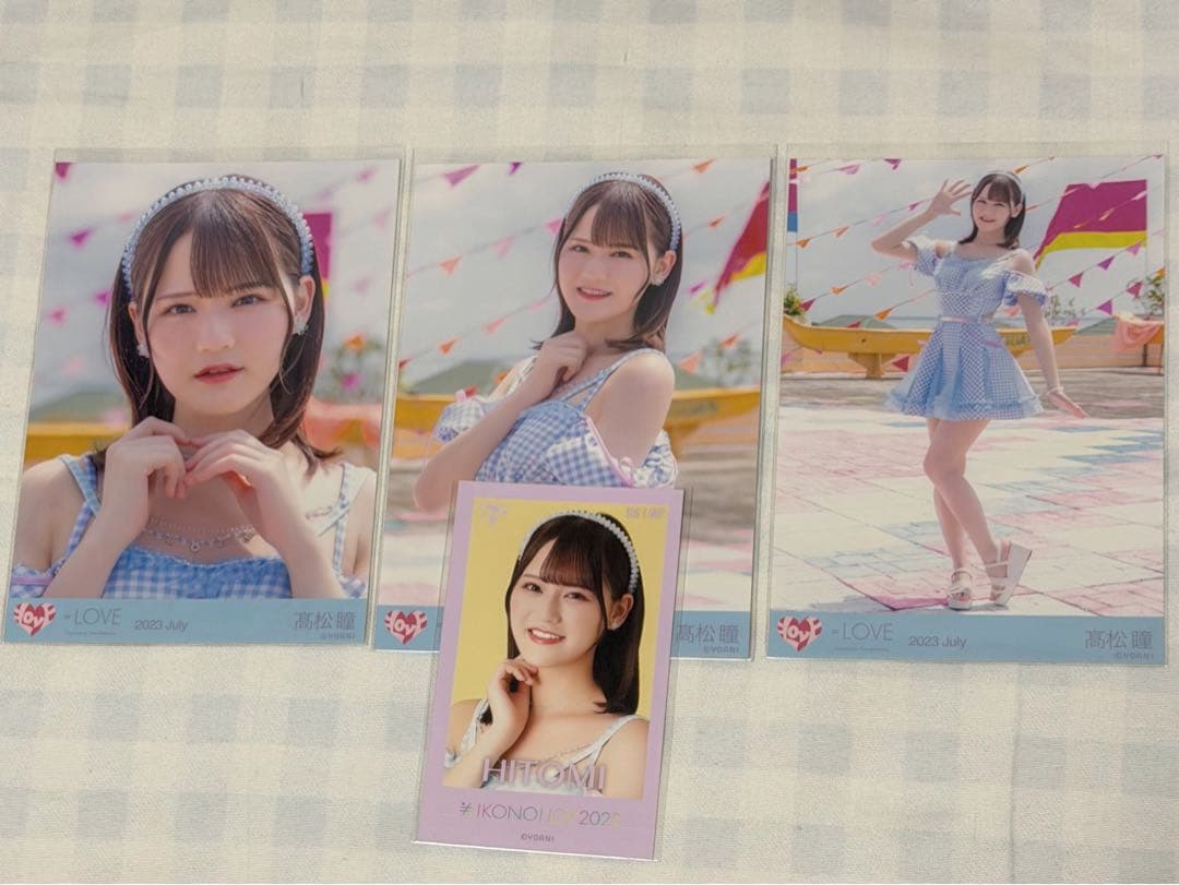 イコラブ = LOVE 髙松瞳 ナツマトペ歌唱衣装 コンプ ミニフォト付き