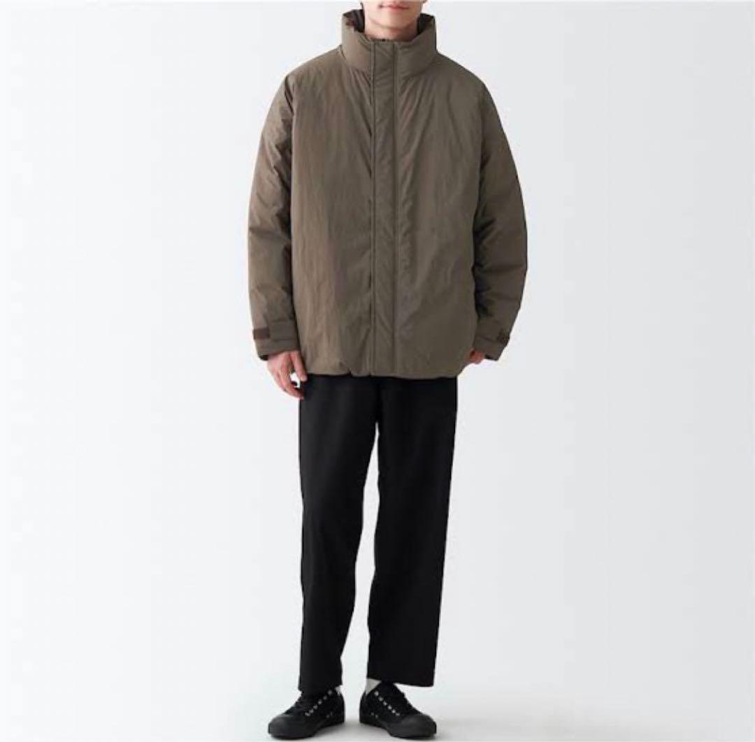 MUJI Labo 撥水ダウンジャケット 21AW ダスティブラウン L-XL - メルカリ