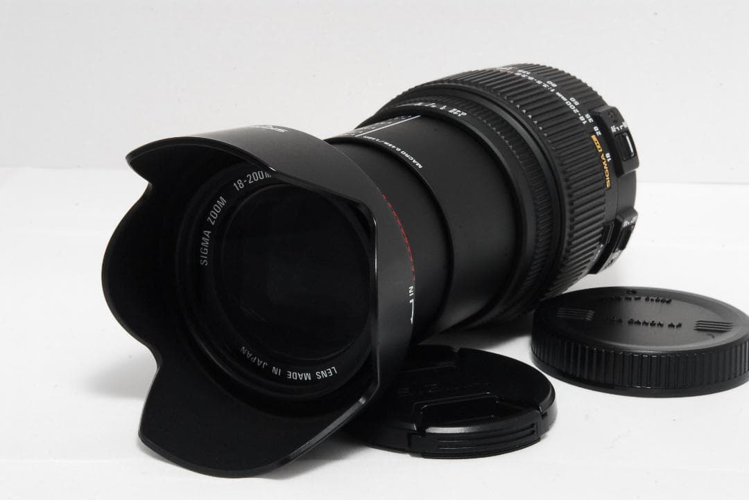 【美品】SIGMA シグマ 高倍率ズームレンズ 18-200mmF3.5-6.3