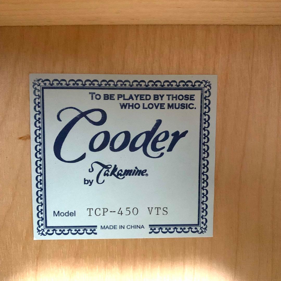 Cooder by Takamine TCP-450VTS 新品弦交換済 音良好 - メルカリ