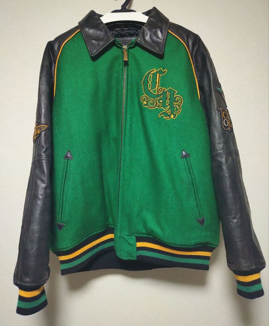 COOGI スタジャン グリーン/ブラック 中古・古着通販】Coogi (クージー) スタジャン グリーン×ブラック