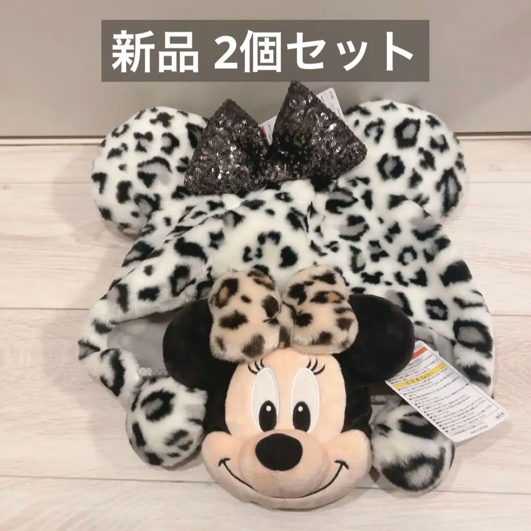 ミニー ヒョウ柄 ディズニー ぬいぐるみ ショルダーバッグ ファン