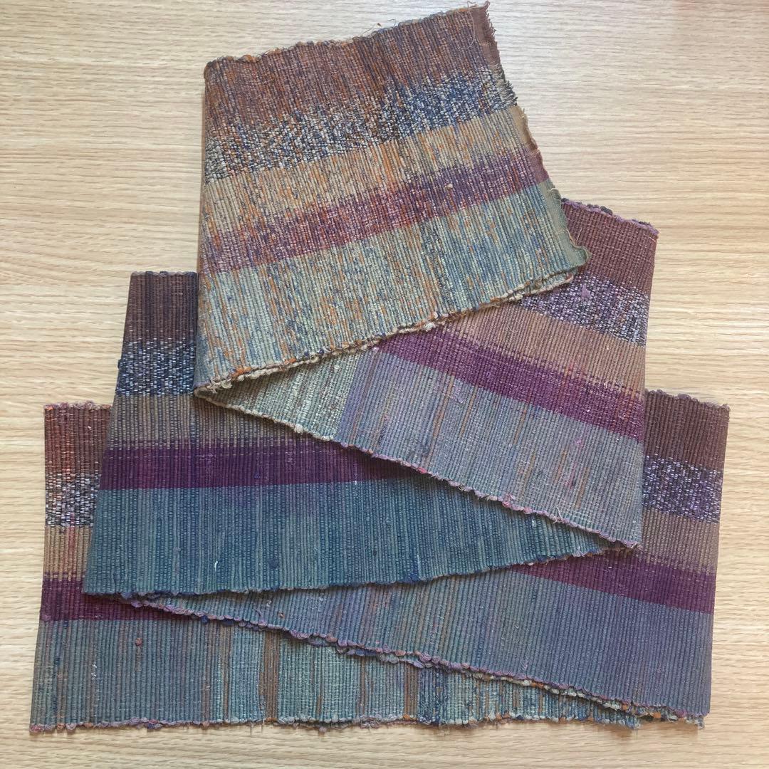 Os608 裂織 半巾帯 裂き織り半巾帯(No.4) | おちこちや京木棉