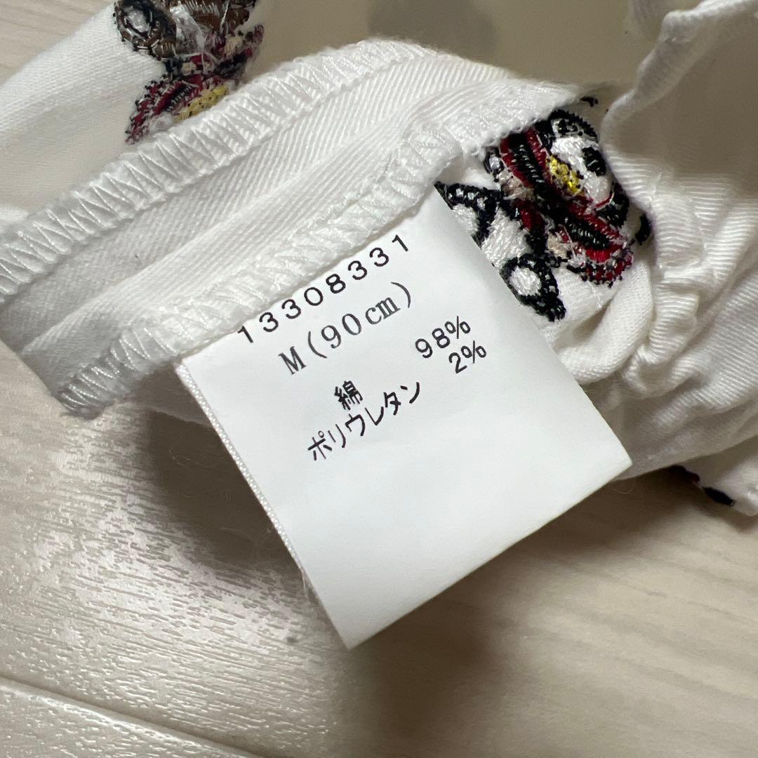 ♡正規品♡HYSTERIC MINI だるまオール【M】刺繍ロンパース サロペ