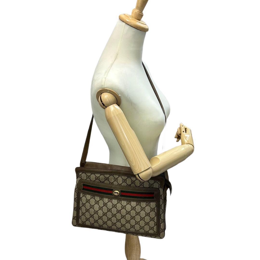 GUCCI グッチ ワン ショルダーバック シェリーライン オフィディア GG