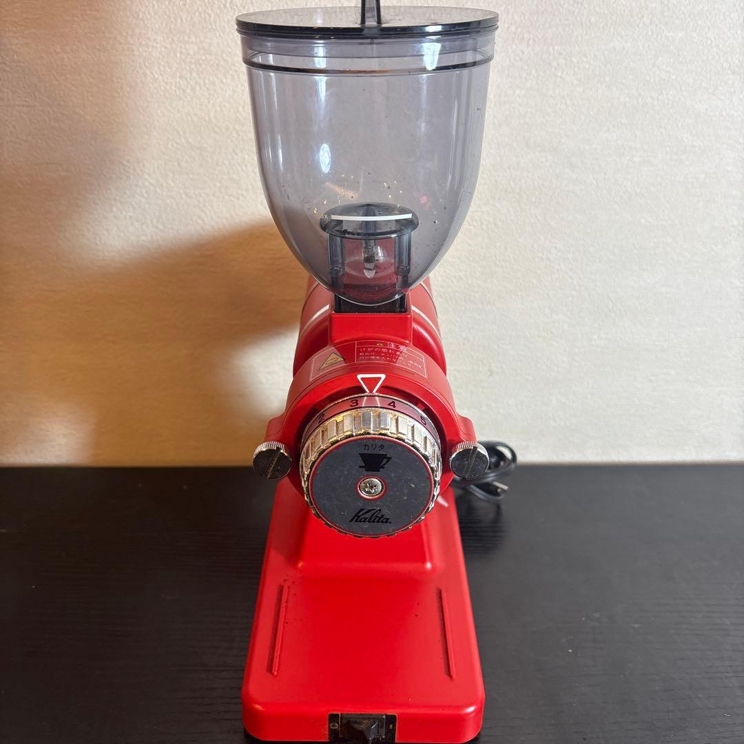カリタ ナイスカットミル KH-100 赤 電動コーヒーミル - メルカリ