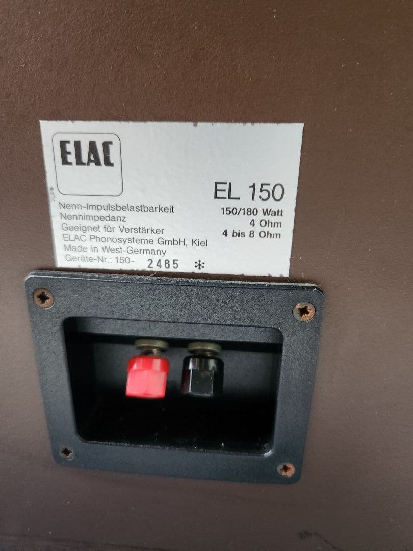ELAC EL150 ドイツ スピーカー 送料込み その1 - メルカリ
