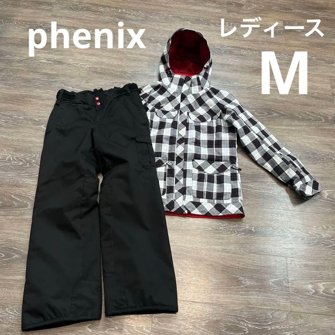 フェニックス レディース　美品　セットアップ　上下　スキーウェア　Mサイズ フェニックス（PHENIX） スキーウェア 上下セット レディース Vertical