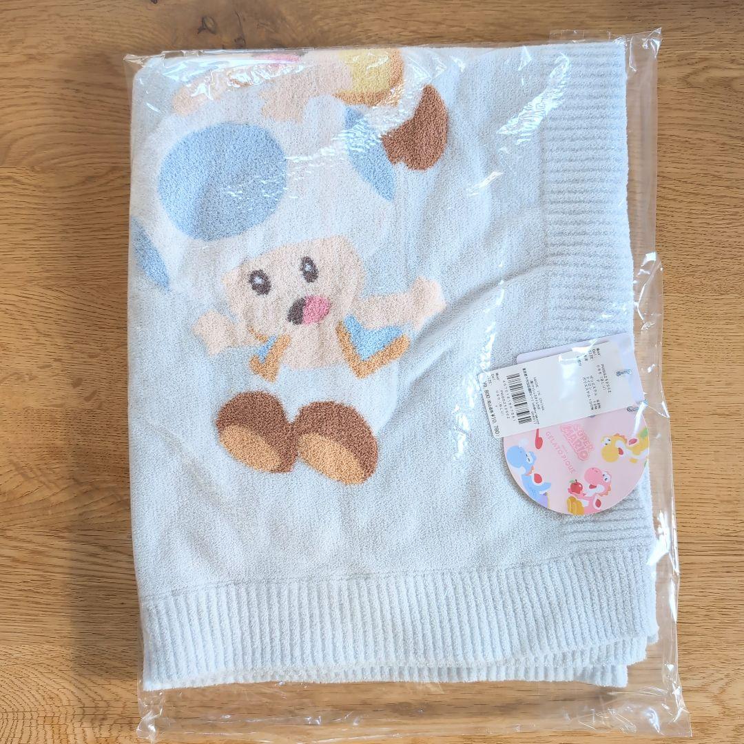 新品】ジェラピケ✕マリオ シャガードブランケット【キノピオ