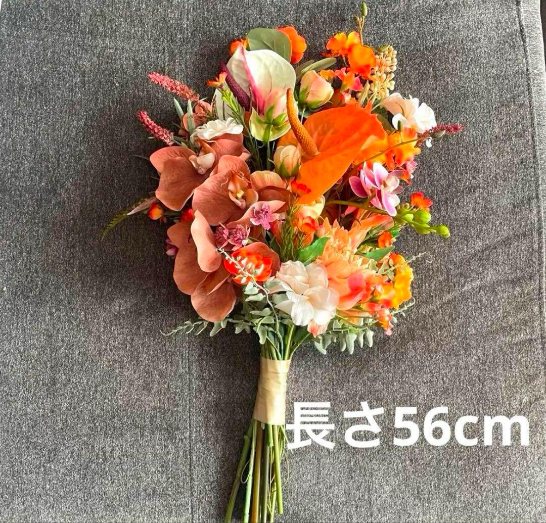 値下げ中!花束 プリザーブドフラワー 髪飾り付き ブーケ 前撮り ヘアー