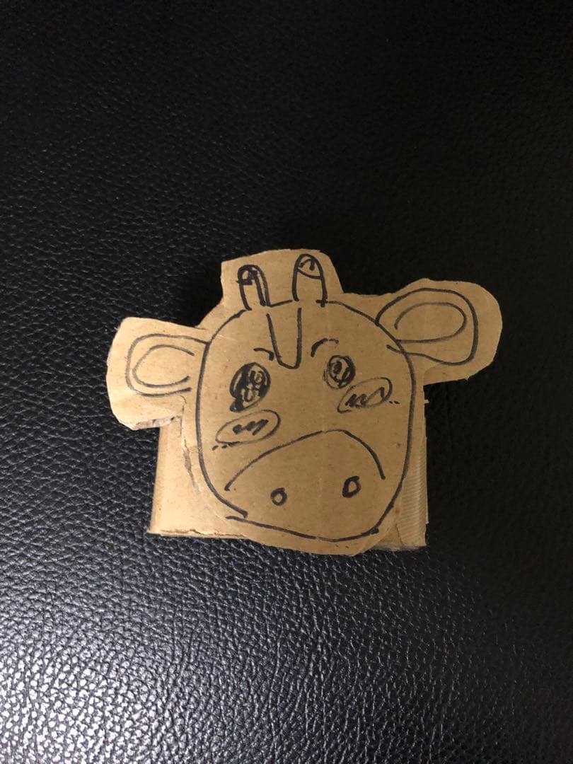 珍お面 ハンドメイド (キリン)