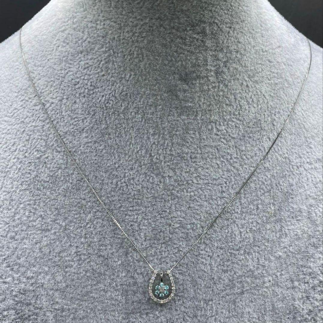 コスモ様専用パライバトルマリン0.1ct ダイヤ プラチナ ヘッドのみ