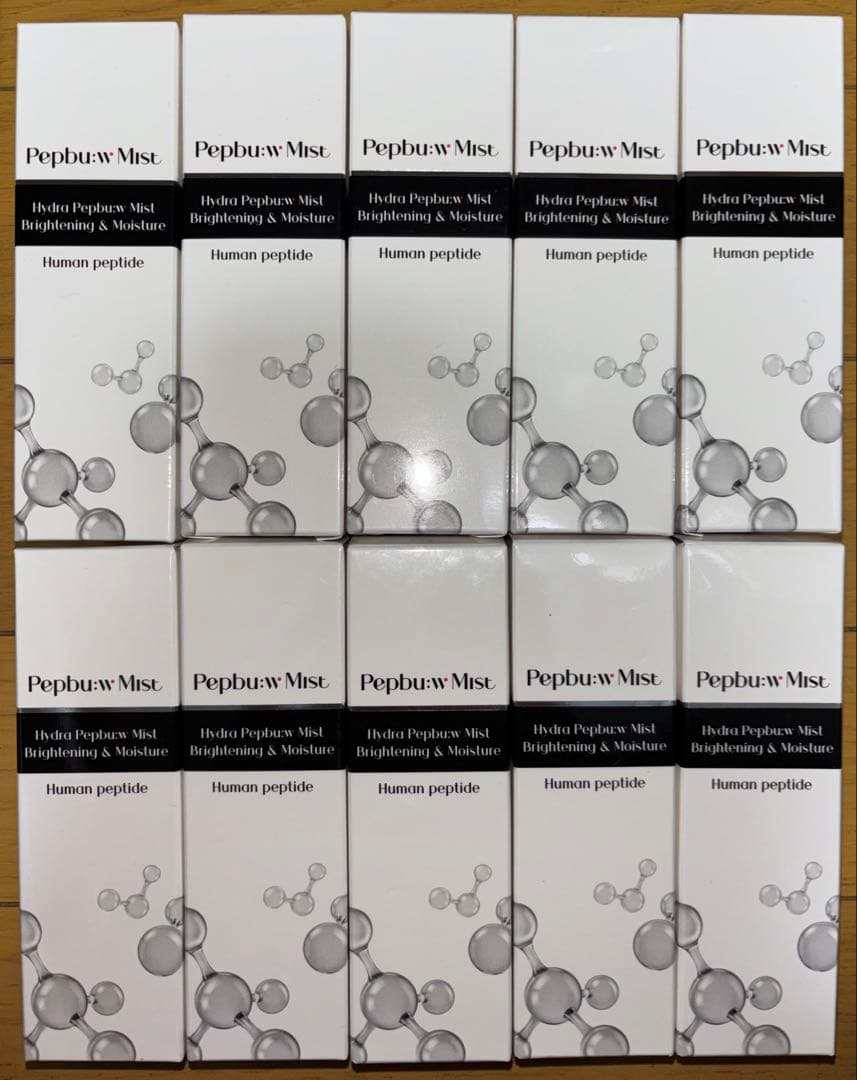 【美容皮膚科医推奨】美容液ミスト ペップビューミスト 60ml 10個セット ヒト神経幹細胞培養液×ペプチド｜エイジングケア化粧水＆美容液