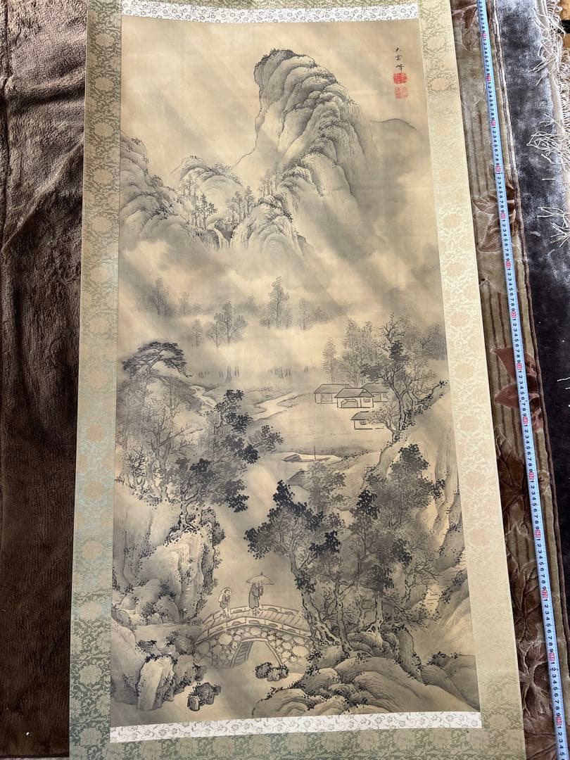 真作】◇『雪舟 肖像図』◇検）長谷川等伯 狩野永徳 狩野探幽 周文 千利休