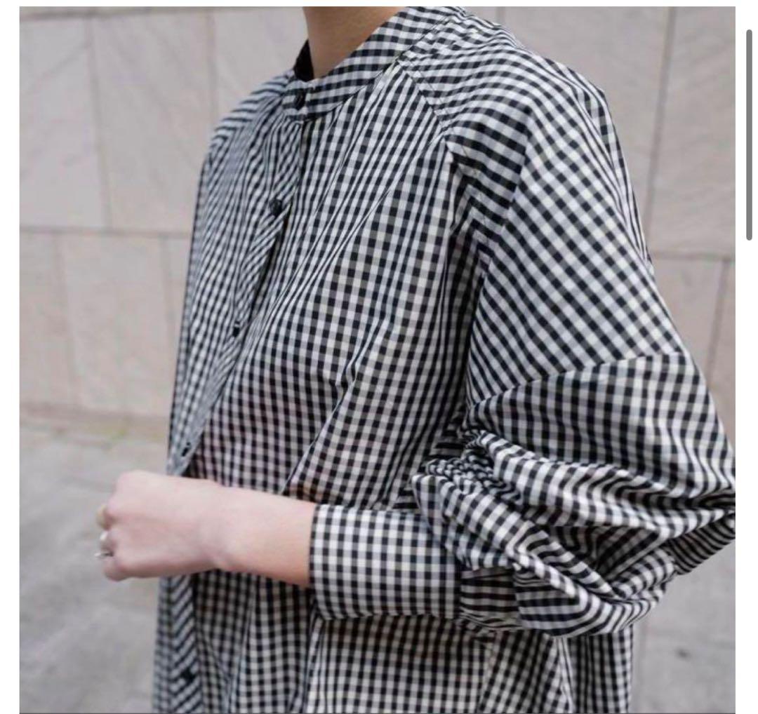 美品 MACHATT ギンガムチェックオーバーシャツ - メルカリ