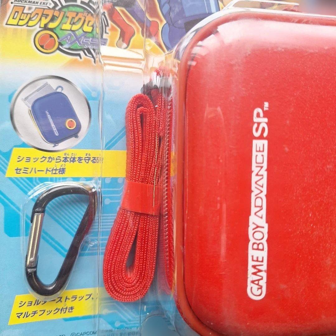 ☆ ゲームボーイアドバンスSP 専用 ロックマンエグゼ ポーチ SP レッド