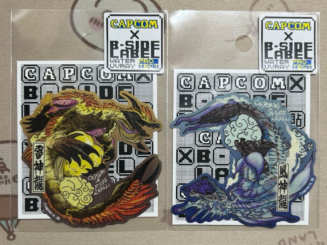 B-SIDE LABEL モンスターハンター　カプコンコラボ　風神龍　雷神龍 CAPCOM×B-SIDE LABEL コラボ第16弾！！！！！ – B-SIDE LABEL