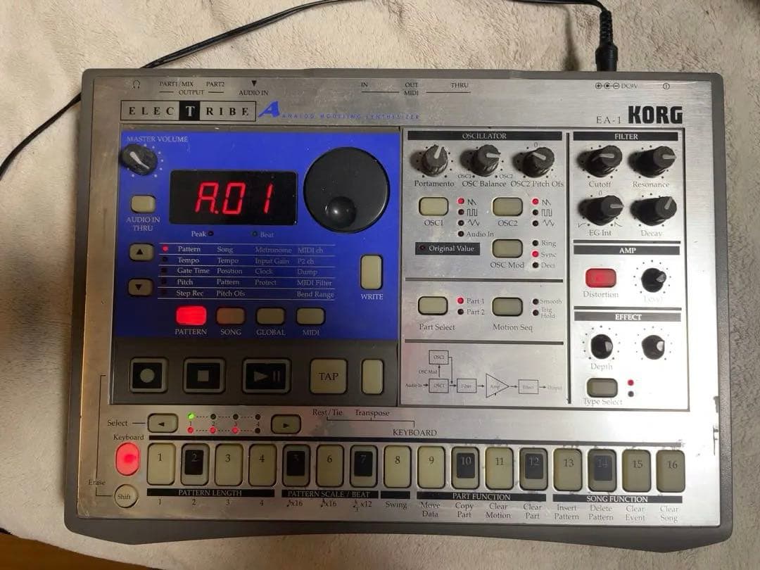 KORG EA-1 アナログ　シンセサイザー コルグ Korg ElecTribe A (EA-1) | Vintage Synth Explorer