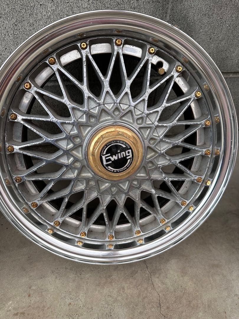 15インチ 6.5J ＋18？　work E-wing