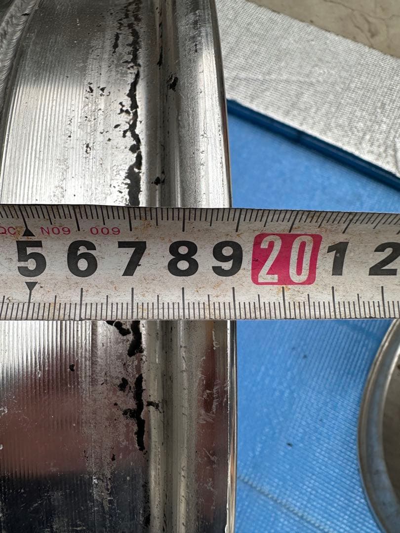 15インチ 6.5J ＋18？　work E-wing