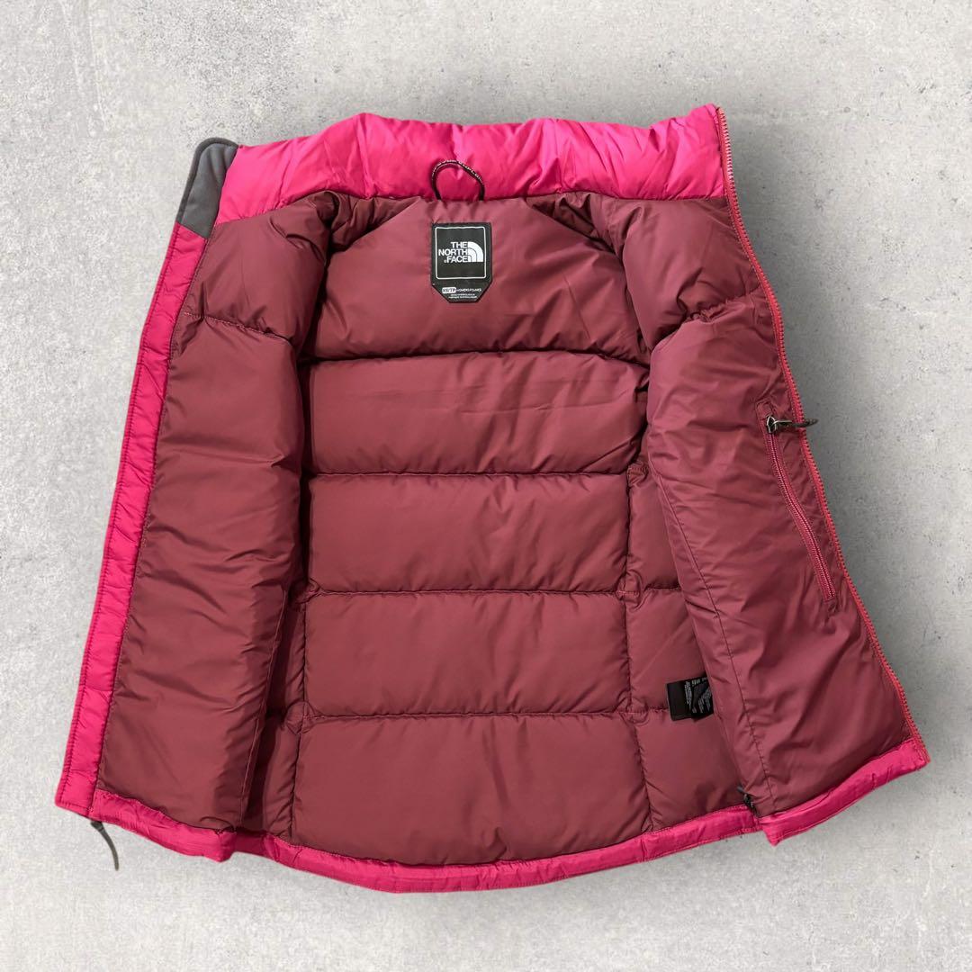 ザ・ノースフェイス】ヌプシベスト ダウンベスト XS ワインレッド 700