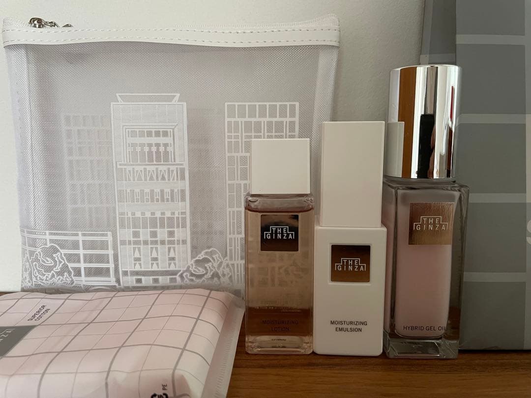 THE GINZA ザ・ギンザ スキンケアセット ポーチ付き - メルカリ
