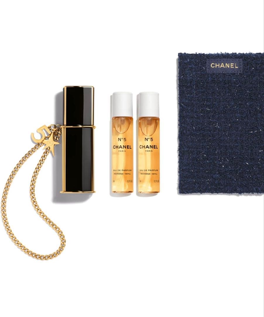 【新品】シャネル N°5 オードゥパルファム　パーススプレイコメット 3x7ml シャネル N°5 オードゥ パルファム パース スプレイ コメット（特別