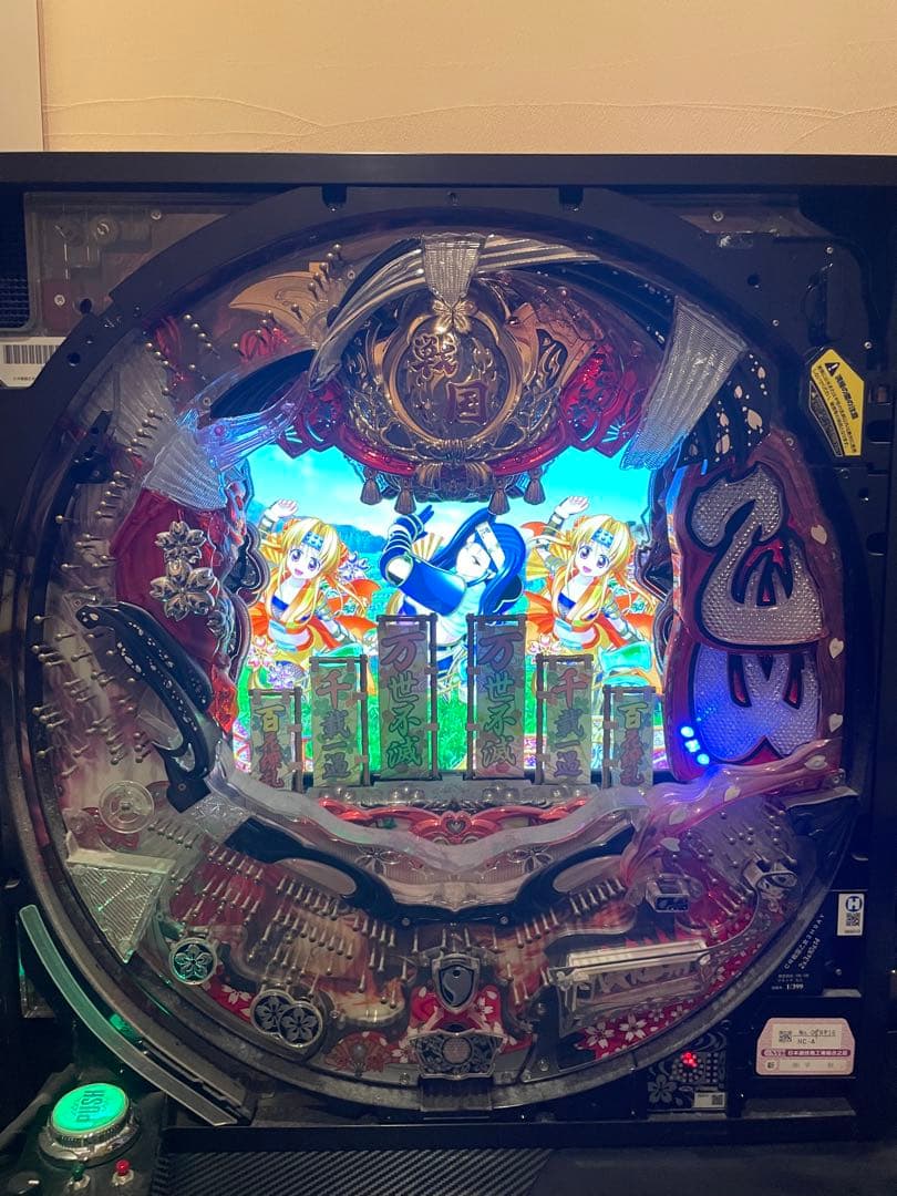 ま*ー様 戦国乙女3 実機 maxタイプ 卓上パチンコ 1/399