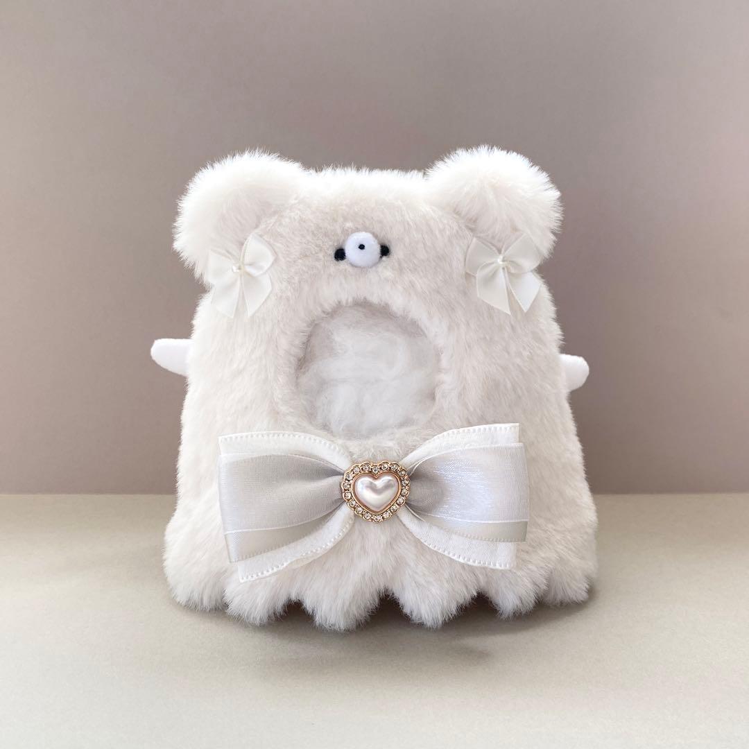 10cmぬい服┊おばけくま/豆乳「№73」 着ぐるみ おすわり - メルカリ