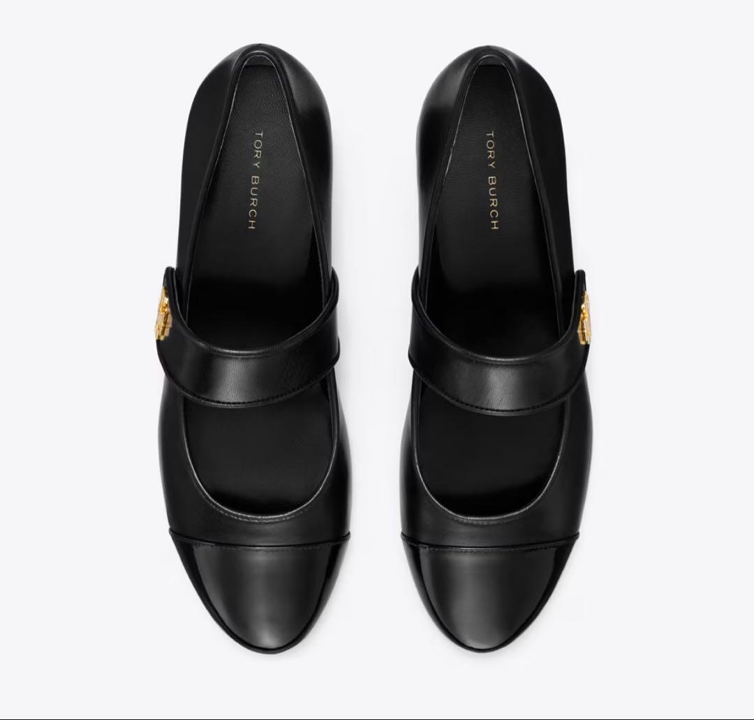 《PEN》トリーバーチ メリージェーン ストラップシューズ 黒 23cm