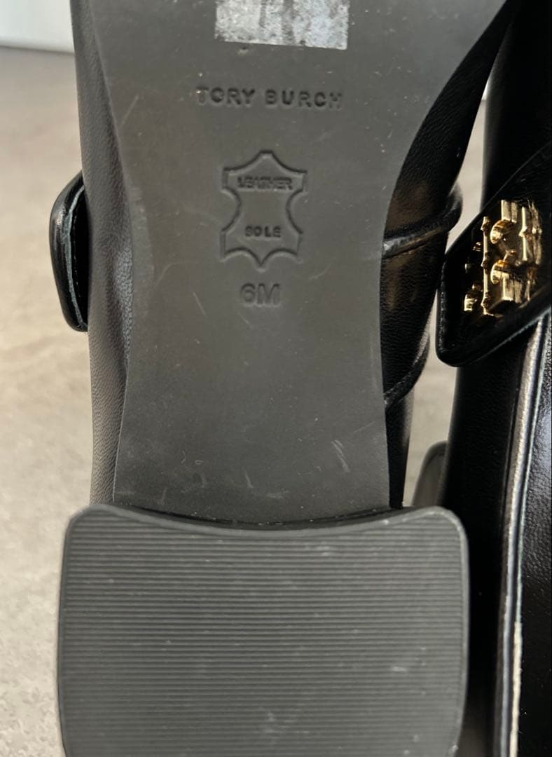 《PEN》トリーバーチ メリージェーン ストラップシューズ 黒 23cm