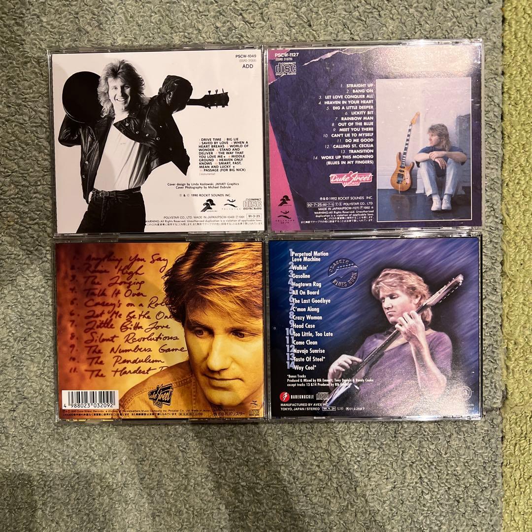 TRIUMPHのG、Rik Emmett 国内初回帯付アルバム4枚セット