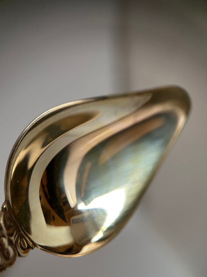 純銀ティースプーン ジョージジェンセン エコーン 5本 Mappin&Webb箱