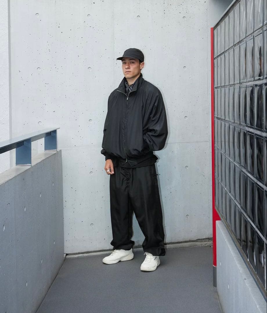 everyone nylon silk track jacket（L） - メルカリ