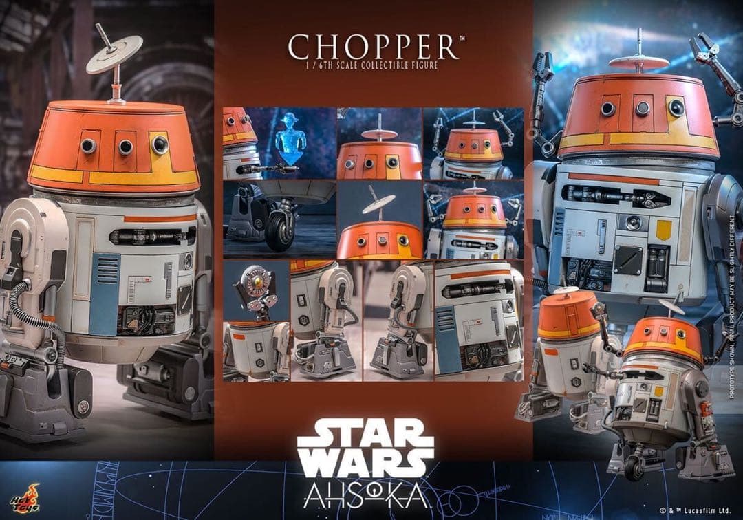 ホットトイズ TMS112 スター・ウォーズ アソーカ チョッパーchopper ホットトイズ テレビ・マスターピース スター・ウォーズ：アソーカ