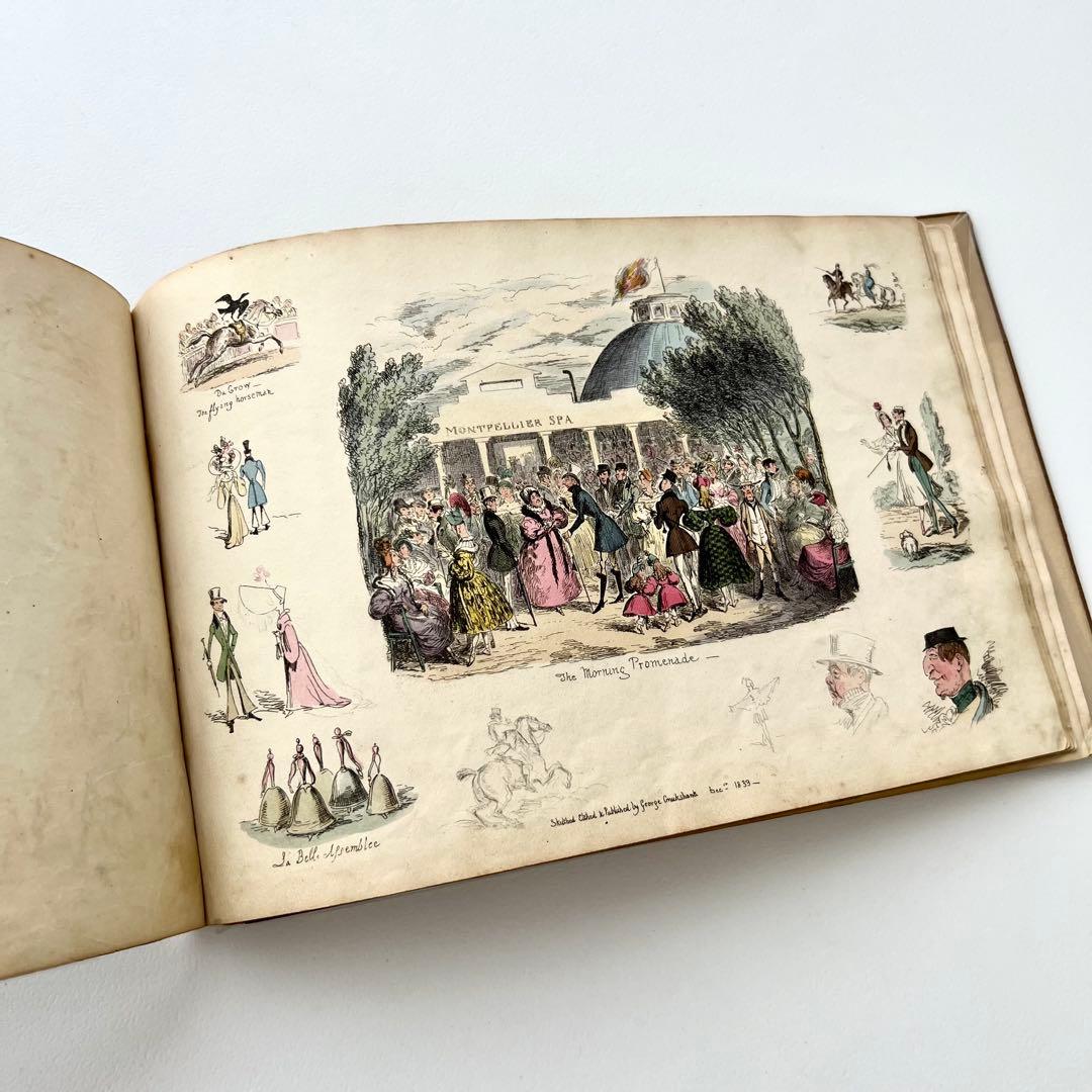 My Sketch Book⠀クルックシャンク⠀1830年代 希少 アンティーク