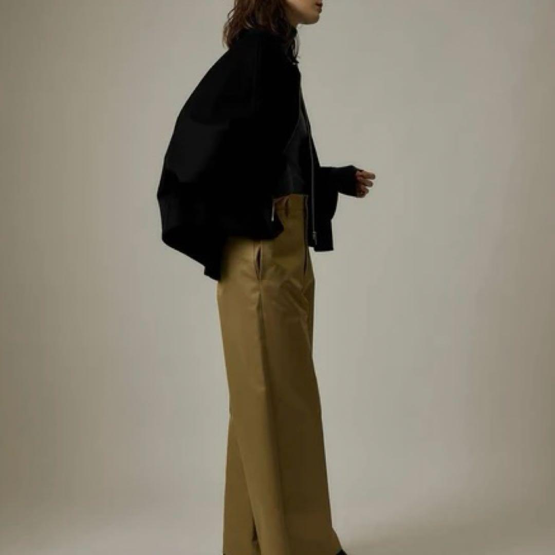 ROPE ロペ 24AW プレミアムカシミヤ ジップブルゾン 黒 ブラック